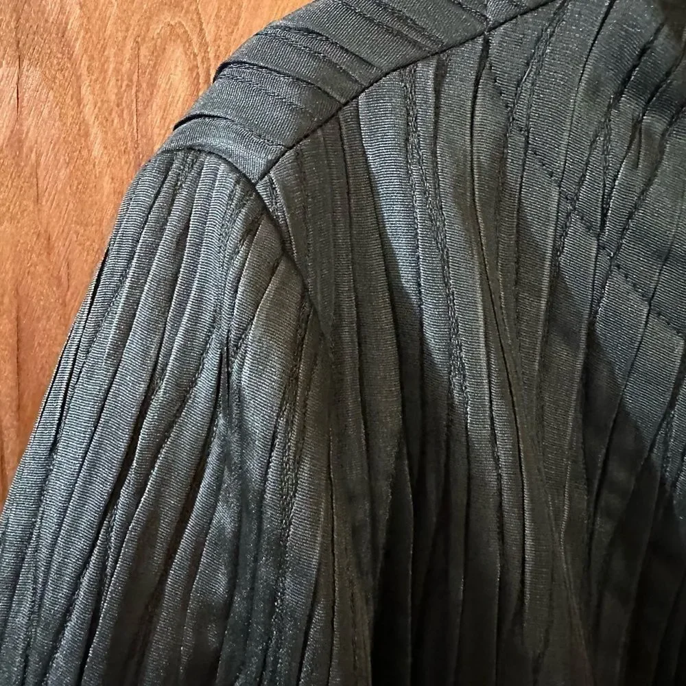 Lafayette 148 NY Textured Black Jacket Blazer Women’s Size 18 Career Evening - Picture 3 of 4